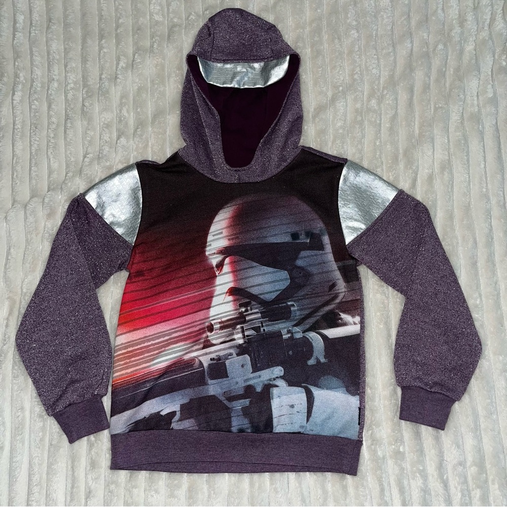 Girls Disney Store Star Wars Stormtrooper Hoodie • Size 9/10